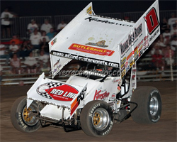 Fourth place finish for Jonathan Allard in the K&N Filters Williams Motorsports No. 0 at Silver Dollar Speedway for the 56th Annual World of Outlaws Gold Cup Race of Champions. photo by stevesracingphotos.com