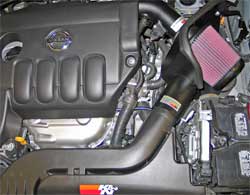 K&N performance air intake system 69-7061TS installed on a 2007 and 2008 Nissan Altima
