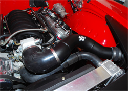 K&N provided a Custom Air Intake System for American Heroes Camaro