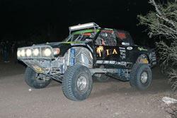 The ProBaja championship series consists of seven races, a mix of desert and short course - last year Tomba won six of those races and finished third once.