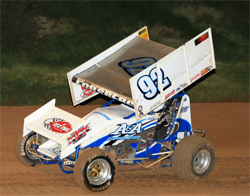 No. 92 wins a 360 points race on the quarter mile ASA Sanctioned Placerville Speedway in Placerville, California