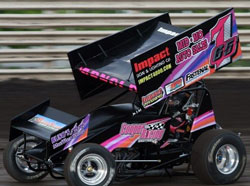 This is Haley's third season in a sprint car and she's looking for a championship in the newly formed ASCS Warrior Region.
