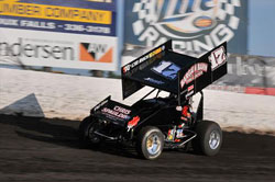 Austin McCarl recently earned a spot of the podium at Huset's Speedway, in Brandon, South Dakota.