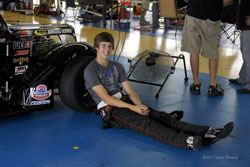 Austin Reed isn't just a race car driver. He's also on the honor roll at his high school.
