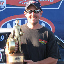 Stock Eliminator title goes to Wellington, Ohio's Rick Baehr who won his first NHRA National event at his home track in Norwalk, Ohio
