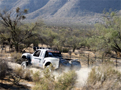 Ford Ranger's deafening pitch of a 500 horsepower V6 engine rocks the Baja 500, photo by Nick Socha