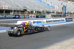 Amber Bell qualified for the Eastern Conference Finals at Bristol Dragway
