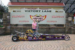 Amber Bell finished runner-up in her age group at the Junior Dragster Challenge at Maple Grove Raceway