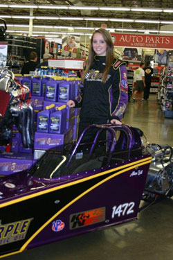 The Bell Family Race Team made two appearances at Pep Boys Speed Shop grand openings for K&N