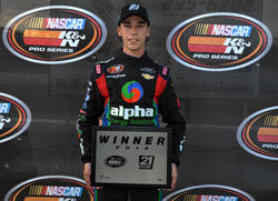 Coors Brewing Company presents Ben Rhodes with his third 21 Meals 21 Pole Award.