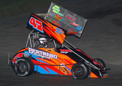 The first win of the season for Bertrand Motorsports' Randy Cabral came at Seekonk Speedway, his home track.