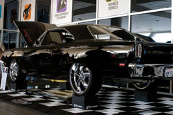 The paint scheme is "Back in Black" by Barrett Jackson at Planet Color.