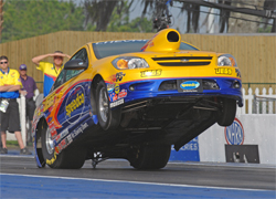 Biondo competes in IHRA and NHRA Sportsman Class events along with big money bracket races
