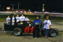 Brad Springer and Team Brad Springer Racing, recently won the points championship at the Angola Speedway, in Angola, Indiana.