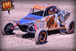 BME Motorsports and Bradley Morris put their new Pro Buggy K&ampN graphics on display by winning round 13