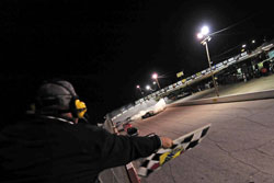 The last race of the 2012 K&N Pro Series East was filled with plenty of tire smoke