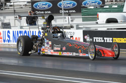 Drag Racer Brian Browell of Lafayette, Indiana