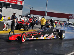 Indiana drag racer Brian Browell at NHRA North Central Division Summit Racing Series Finals.