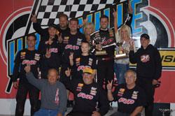 This was Brian Brown's second 410 Knoxville Championship Cup, but the first with his new team.