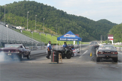 1980 Volare vies for big money in Bristol, Tennessee for the World Footbrake Challenge, photos courtesy of Angela Macy and Lisa King