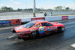 Massel set the low ET and top-speed as he qualified number one on the newly renovated Palm Beach International Raceway.