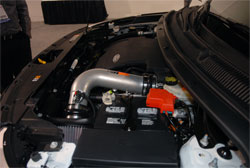 The SEMA featured EGR Ford Explorer and the Chevy Silverado both used K&N's Performance Air Intake Kits