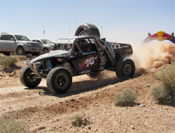 The Nevada desert Mint 400 off-road race consisted of four 100 miles laps under extreme conditions