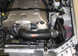 57-3054 K&N air intake system installed in 2005 Cadillac CTS-V
