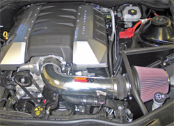K&N air intake system installed in 2010 Chevrolet Camaro
