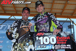 Natalie and Wienen currently hold first and second in the AMA ATV Motocross Championship Series.