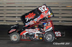 Carson McCarl had the honors of being the youngest driver to ever win a championship at Knoxville Raceway in 2011.