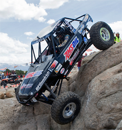 Brad Lovell takes first place in the Pro Modified We Rock Class at Cedar City, Utah, photo by Chad Jock
