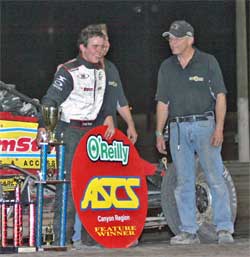 Chad Boat wins feature at Central Arizona Raceway