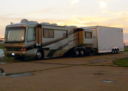 Chip Rumis recently added an air filter to his motorhome from K&N's new heavy duty line