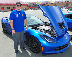 Chris, the proud owner of this 2014 Chevy C7 Corvette Stingray in Laguna Blue, can rest assured knowing his K&N air filter will provide a lifetime of performance and engine protection