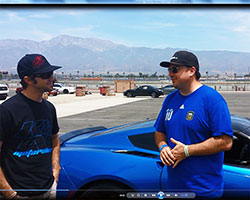 Click on the above image to watch a video testimonial of Chris’ first driving impression after having installed a K&N air filter in his Laguna Blue 2014 Chevy Corvette 