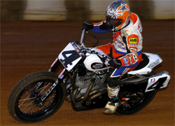 7 Time AMA Grand National Flat Track Champion and last year's Indy Mile Winner Chris Carr