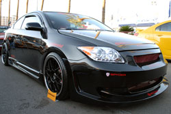 This SEMA featured Scion tC was a very popular vehicle