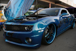 Christian Van Lewen's one of a kind Camaro SS at the 2011 SEMA Show