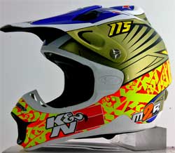 Cody Cooper wore this custom K&N Helmet at this years MX Des Nations