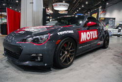 Sponors played a big role in completing this 2012 Subaru BR-Z for the 2012 SEMA Show