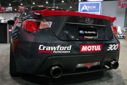The SEMA 2012 display vehicle for Motul was a 2013 Subaru BR-Z
