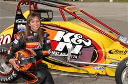 Teen USAC National Midget Series driver Caitlin Shaw has been interested in racing since she was only 9-years-old