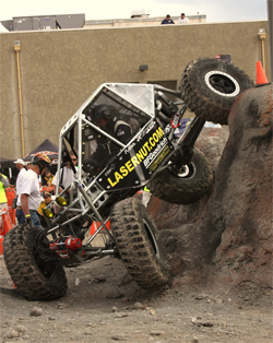 Team Waggoner buggy works through the cones to beat out the competition at the 3rd event of the WE ROCK USA Series
