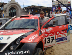 Michel De Groot drove the Mc Rae Enduro in the 2009 Dakar Rally