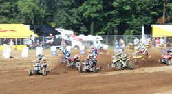 Millican stole the holeshot in both motos, leaving those behind him dazed and confused.
