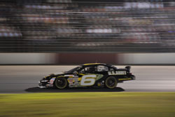 Darrell Wallace took the lead early in the Jegs 150 and won his second race of the season.