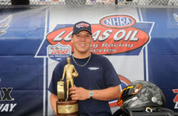 Dave Connolly gets Wally in NHRA Top Dragster National Event