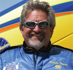 Top Alcohol Funny Car Driver Dennis Taylor partnered with K&N for NHRA's Northwest Division 6 Swing