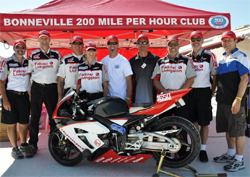 Five new World Speed Records were set by FL Racing during Speed Week as one rider was inducted into Bonneville 200 mph club